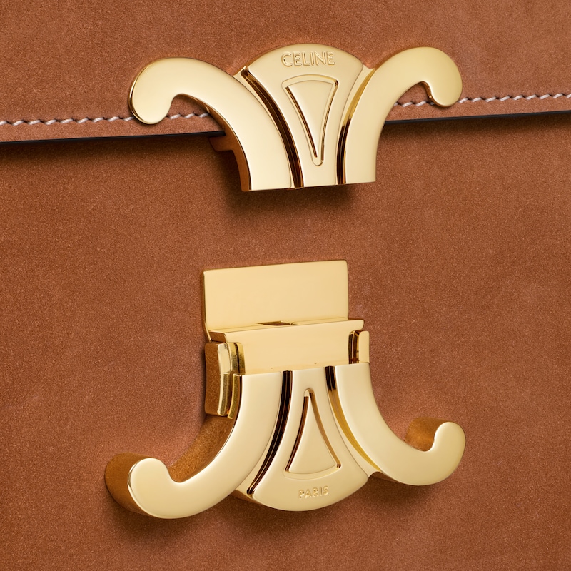 teen triomphe bag in nubuck calfskin