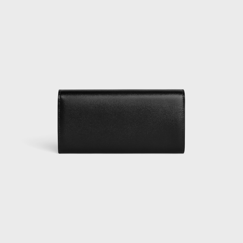 large wallet triomphe in shiny calfskin