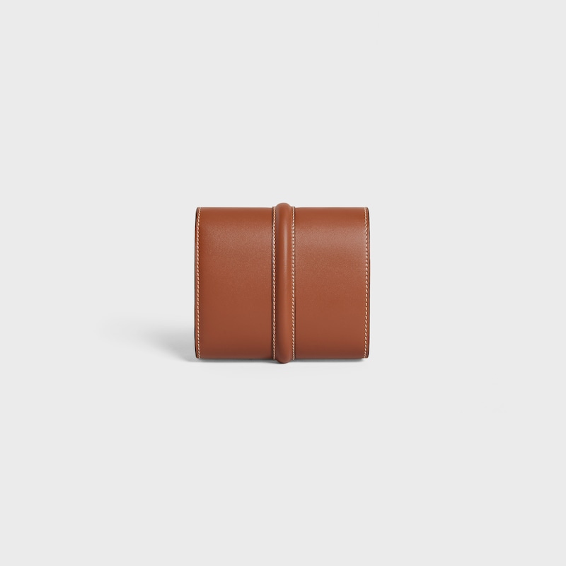 small trifold wallet 16 in satinated calfskin