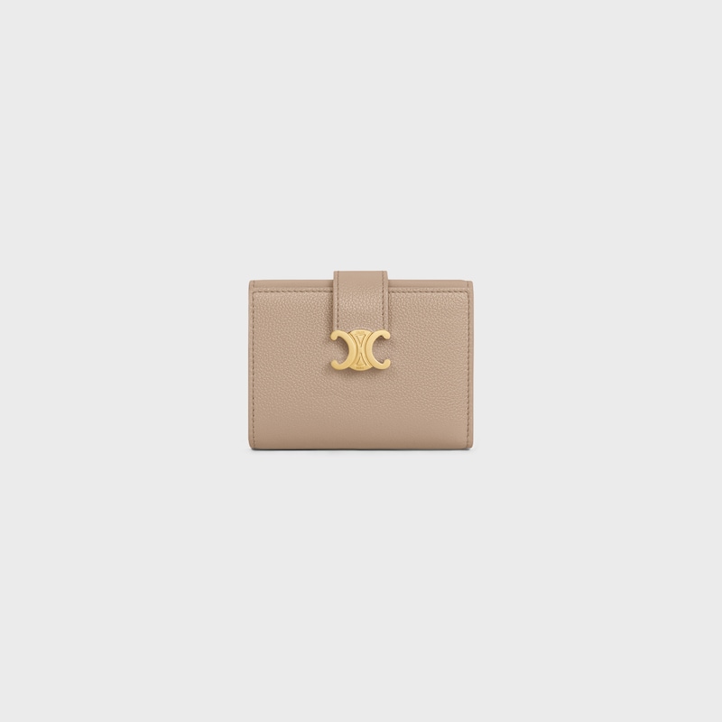 fine strap wallet nino in supple grained calfskin
