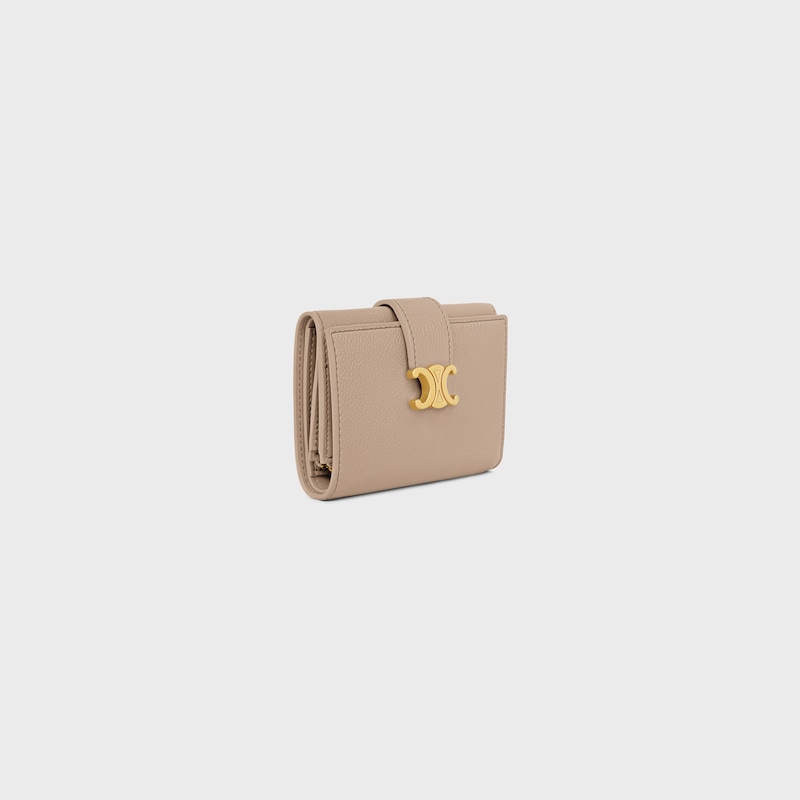 fine strap wallet nino in supple grained calfskin