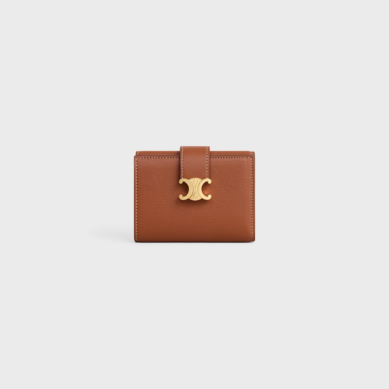 fine strap wallet nino in supple grained calfskin