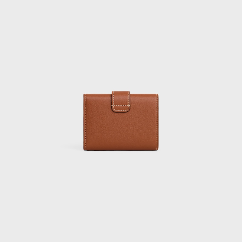 fine strap wallet nino in supple grained calfskin