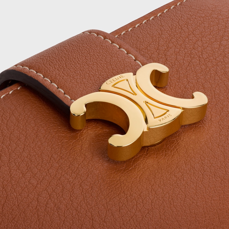 fine strap wallet nino in supple grained calfskin