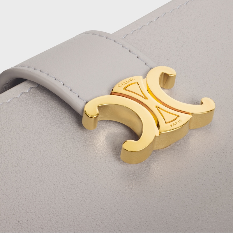 fine strap wallet nino in supple grained calfskin