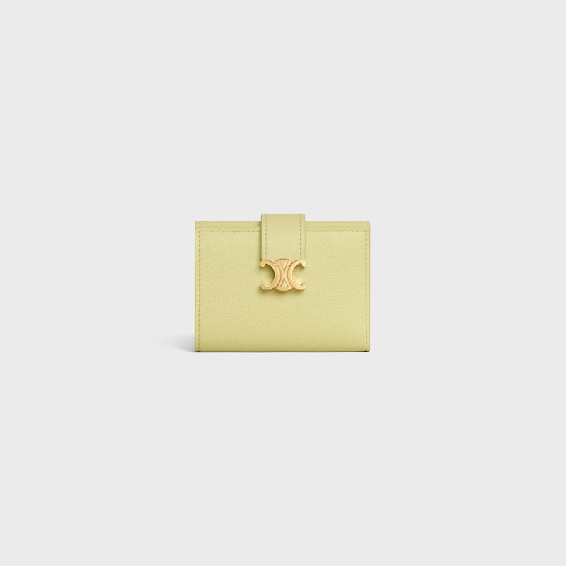 fine strap wallet nino in supple grained calfskin