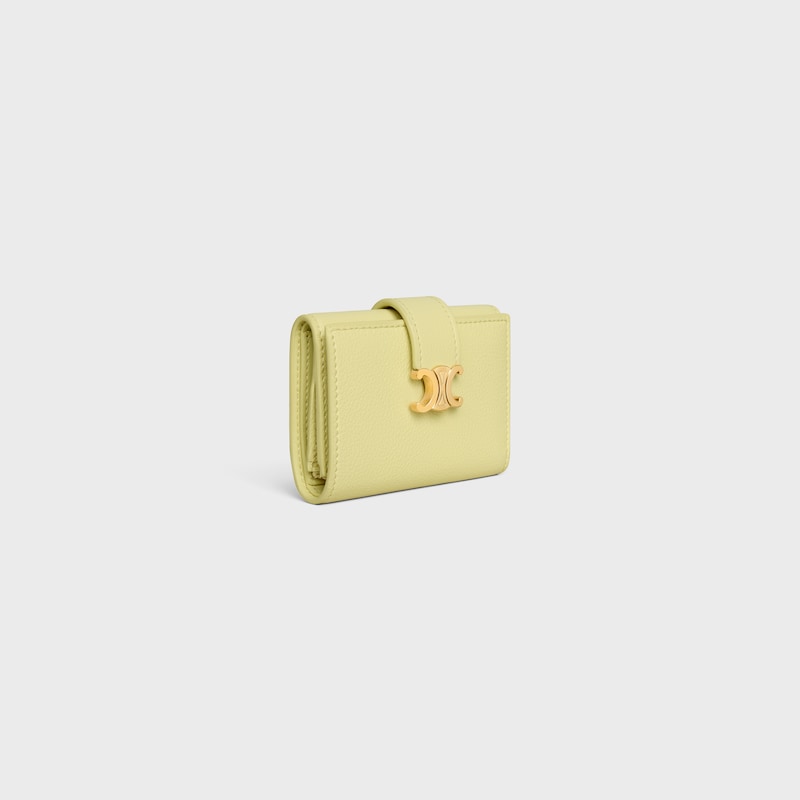 fine strap wallet nino in supple grained calfskin