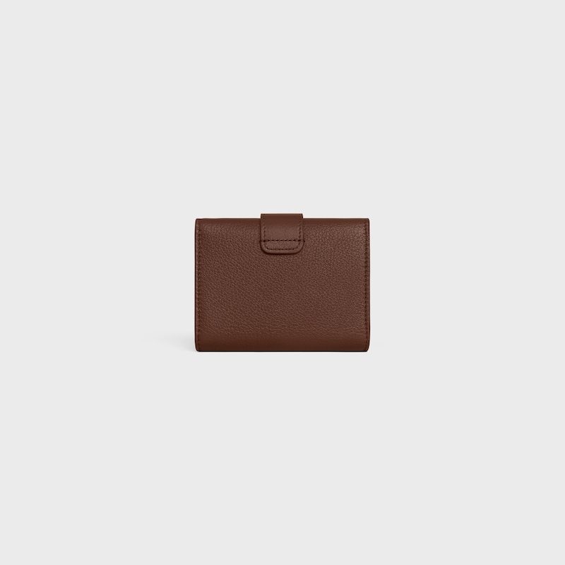 fine strap wallet nino in supple grained calfskin