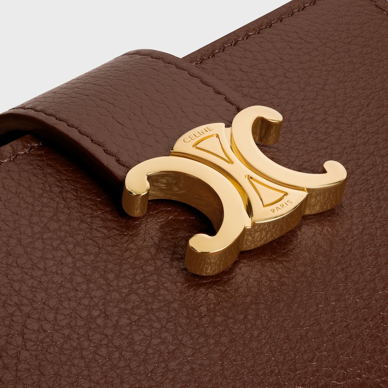 fine strap wallet nino in supple grained calfskin
