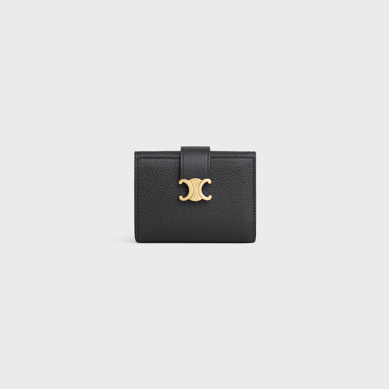 fine strap wallet nino in supple grained calfskin