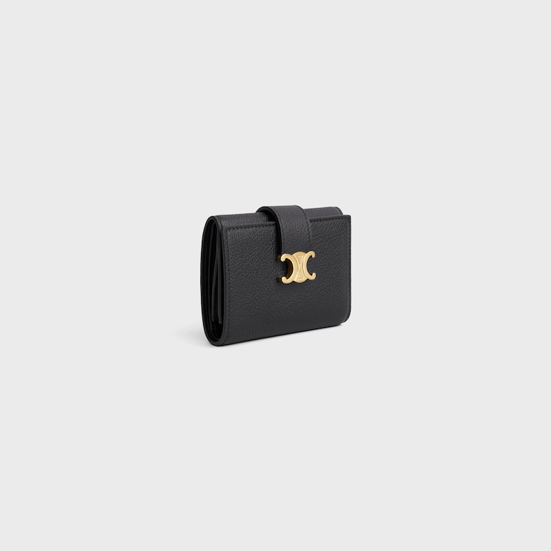 fine strap wallet nino in supple grained calfskin