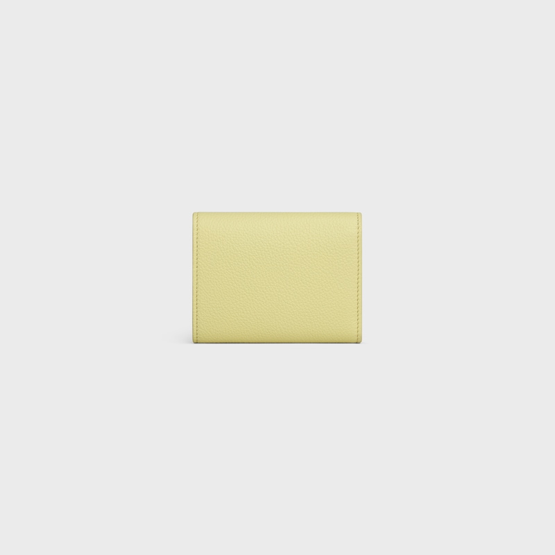 fine wallet in supple grained calfskin